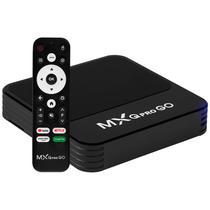 TV Box MXQ Pro Go 8K Ultra HD de 128GB/32GB de Ram - Preto