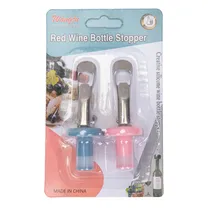 Kit de 2 Tampas para Vinho - Cores Sortidas