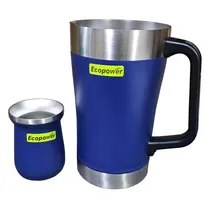 Termo Ecopower EP-G047 2L com Cuia - Azul