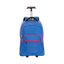 Mochila Con Ruedas Sestini Paul Frank Classics Mega Wheels 076042-04 Acqua