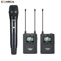 Microfone Comica WM200B de Lapela e Mão