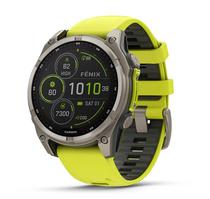 Garmin Relogio Fenix 8 47MM Solar Sapphire Yellow 010-02906-20