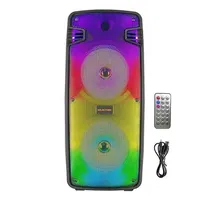 Speaker Kolav F2808 8"X2 Recarregavel/USB/Bluetooth/Microfone