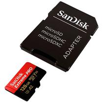 Sandisk Microsdxc Uhs-I Extreme Pro 128GB 200MB/s Card With Adapter