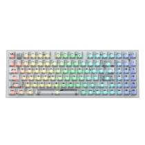 Teclado Gamer Redragon Irelia Pro K658CT-RGB-Pro Sem Fio - Transparente