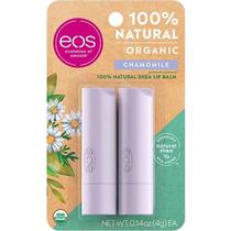 Eos Balsamo Labial Lip Natural Chamomile c/2 9179 Hidratante s/C