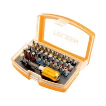 Kit de Destornillador Y Puntas Tolsen 20370 1/4"X25MM 32 Piezas