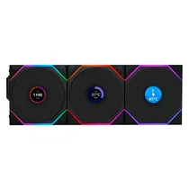 Cooler Fan Lian Li Uni Fan TL Wireless LCD 120 X3 Black/Argb/3FAN