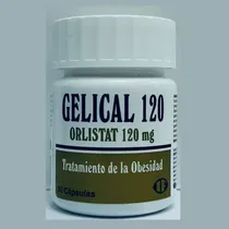 Indufar Gelical 120 Orlistat 120MG Plastico Blanco