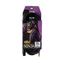 Cable de Microfono Santo Angelo 20FT Ninja HG XRL A P10 6.10M Negro