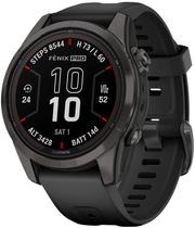 Relogio GPS Garmin Fenix 7S Pro Sapphire Solar 010-02776-10 - Carbon Gray Titanium