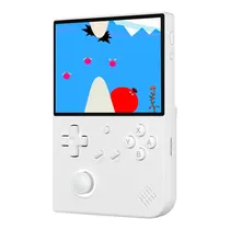 Console Gameboy Anbernic RG 40XXV - Wi-Fi/ Bluetooth - Recarregável - PS1/ PS2/ PSP/ Nintendo - 4" - Branco
