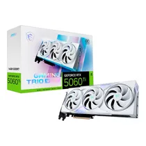 Placa de Vídeo RTX5060TI 16GB MSI Gaming Trio White Oc GDDR7 912-V535-025 G506T-16GTCW