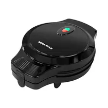 Máquina de Waffle Y Donas Mega Star TX804 2 En 1 750W 220V Negro