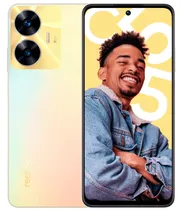 Celular Realme C55 RMX3710 128GB / 6GB Ram / DS / 6.72 / Câm 64MP - Sunshower (Anatel)