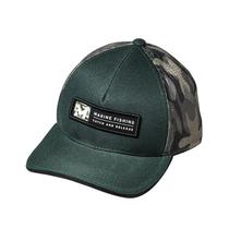 Marine Accesorios Gorra Catch & Release 0601 Poliester Verde / Camuflado Camuflado