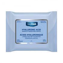 Lencos Umedecidos Removedores de Maquiagem Deep Fresh Hyaluronic Acid 25PCS