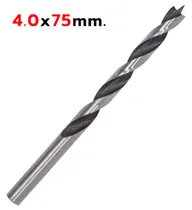 Maq. Furadeira-Taladro Broca Aço 4.0*75MM(Madeira)CFA-03002