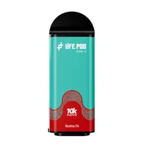 Mint Waterberry Life Pod Eco II 10000 Puffs Vaporizador Descartável
