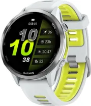Relogio GPS Garmin Forerunner 970 010-02969-01 Titanium Whitestone/Yellow