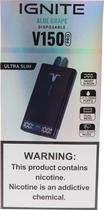 Vape Descartavel Ignite V150 Pro Aloe Grape 15000 Puffs