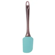 Espátula de Silicone com Cabo Preto - Verde Água