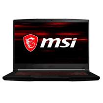 Notebook MSI GF63 Thin 11SC-693 15.6" Intel Core i5-11400H 256GB Ram 8GB Ram Nvidia Geforce GTX 1650 4G - Preto