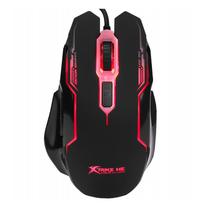 Mouse Gaming Xtrike Me GM-301 com Fio / 2400DPI / 1.6 Metros / USB / Backlit 4 Colors - Preto