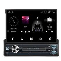 Multimidia Argos 1 Din Retratil Android 2+32GB - Iluminacao Multicolor -Carplay-Android Auto