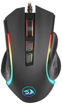 Mouse Gaming Redragon Griffin M607 com Fio Preto/Vermelho