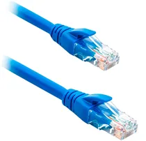 Cabo de Rede Iuron CAT6 Utp Patch Cord 26AWG Blue 65081 - (3 Metros)
