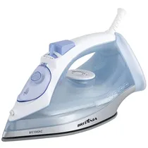 Ferro A Vapor Britânia BFE1000AZ de 2.100 Watts Antiaderente + Spray 220V ~ 50/60 HZ - Branco/Azul