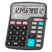 Calculadora Truly 842-12 12 Digitos Cinza