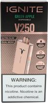 Vape Descartavel Ignite V250 Green Apple 25000 Puffs Rose