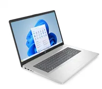 Notebook HP 17-CP2025DX, AMD Ryzen 5 7520U 2.80GHZ (4.30GHZ), 8GB Ram, 512GB SSD, Tela 17.3" Full HD (1920 X 1080) Ips, Windows 11 Home, Inglês, Prata