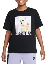 Camiseta Nike Kids HQ2337 010 - Feminina