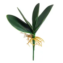Folha de Orquídea Artificial Decorativa