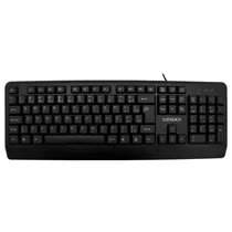Teclado Satellite AK-931 USB / Portugues - Preto