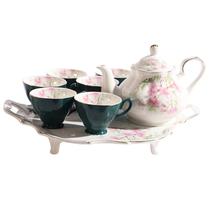 Conjunto de Porcelana para Cha e Cafe 8PC.