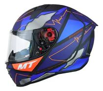 MT Helmets Casco Revenge 2 Hector Garzo A7 (T) XXL Azul Mate