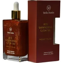 Óleo Corporal Stella Dustin Shimmering Glow Oil - Radiant Rouge