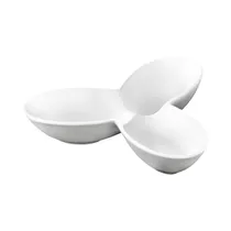 Recipiente para Aperitivo Wlmax WL-992599/A 13 CM Blanco