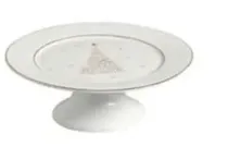 Scalla Juegos de Platos Plato de Pastel Blanco