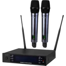 Sistema de Microfone BLG UF-777 Sem Fio Uhf - Carbon Gray 2 Peças