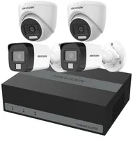 Hikvision Kit DVR 04CH DS-J142I/E04HGHI-B+4CAM 3.6MM 2.8MM