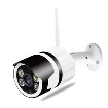 Camera de Segurança Eks Tech EKXY-4816 / Wifi / HD / 1080P / 2MP / IP66 / Microfone / Alarma / Detecção Humana / Visao Noturna / App Yoose - Branco/ Preto