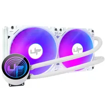 Cooler Cpu Water Up Gamer Nevaska Liquid Argb, Branco, 240MM, UP-NVK-TR240, Intel 115X/ 1200/ 1366/ 1700/ 2011(V3), AMD AM2+/ AM3+/ AM4/ AM5/ FM2+/ FM1