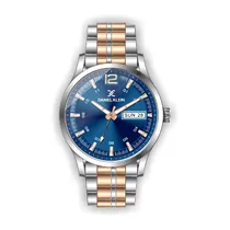 Relógio Analógico Masculino Daniel Klein Premium DK.1.12420-5 - Prata e Rosa Ouro