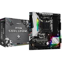 Placa Mãe Asrock B450M Steel Legend AM4 DDR4 Micro ATX