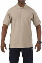 Camisa Polo 5.11 Tactical Utility 41180-160 Silver Tan - Masculina